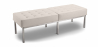 Buy Noll Bench (3 seats) - Faux Leather Ivory 13216 at Privatefloor
