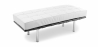 Buy Town Bench (2 seats) - Faux Leather White 13219 - prices