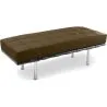 Buy Town Bench (2 seats) - Faux Leather Brown 13219