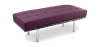 Buy Town Bench (2 seats) - Faux Leather Mauve 13219 with a guarantee