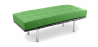 Buy Town Bench (2 seats) - Faux Leather Light green 13219 in the Europe