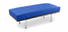 Buy Town Bench (2 seats) - Faux Leather Dark blue 13219 home delivery