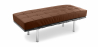 Buy Town Bench (2 seats) - Faux Leather Chocolate 13219 - in the EU