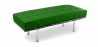 Buy Town Bench (2 seats) - Faux Leather Dark green 13219 home delivery