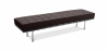Buy Bench Upholstered in Leather - 3 Seats - Town  Cognac 13223 at Privatefloor