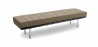 Buy Bench Upholstered in Leather - 3 Seats - Town  Taupe 13223 - in the EU