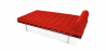 Buy Town Daybed - Faux Leather Red 13228 at Privatefloor
