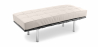 Buy Town Bench (2 seats) - Premium Leather Ivory 13220 with a guarantee