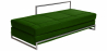 Buy Bench upholstered in faux leather - Dayved Dark green 15430 at Privatefloor