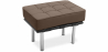 Buy Leather-upholstered Footstool - Barcel Taupe 15425 with a guarantee