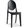 Buy Transparent Dining Chair - Victoria Queen Black 16458