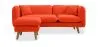 Linen Upholstered Chaise Lounge - Scandinavian Style - Vriga image 9