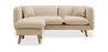 Linen Upholstered Chaise Lounge - Scandinavian Style - Vriga image 9