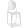 Buy Transparent Dining Chair - Victoria Queen White 16458