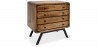 Buy Industrial Style Recycled wooden large Bedside table with 4 drawers  - Jason Brown 58530 - in the EU