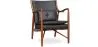 
Wooden Armchair with Armrests - Upholstered in Leather - Annua image 9