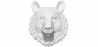 Buy Bear bust wall decor resin White 55732 - in the EU