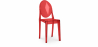 Buy Transparent Dining Chair - Victoria Queen Red transparent 16458 - in the EU