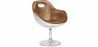 Buy Tulip Aviator Armchair - Premium Leather Brown 25623 - prices