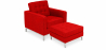 Buy Konel Armchair with Matching Ottoman - Cashmere Red 16513 in the Europe