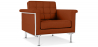 Buy Armchair with armrests - Upholstered in leather - Town Cognac 13181 in the Europe