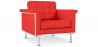 Buy Armchair with armrests - Upholstered in leather - Town Red 13181 Home delivery