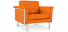 Buy Town Armchair - Premium Leather Orange 13181 with a guarantee