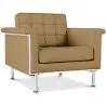 Armchair with armrests - Upholstered in leather - Town image 9