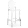 Buy Bar stool with backrest Victoria Queen - 65cm - Design Transparent Transparent 58805