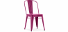Buy Dining chair Stylix Industrial Design Square Metal - New Edition Mauve 99932871 with a guarantee