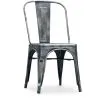 Buy Dining chair Tolix Style Industrial Design Square Metal - New Edition Industriel 99932871