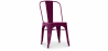 Buy Dining chair Stylix Industrial Design Square Metal - New Edition Purple 99932871 with a guarantee