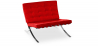 Buy Design Armchair - Upholstered in Faux Leather - Town Red 58262 Home delivery