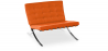 Buy Design Armchair - Upholstered in Faux Leather - Town Orange 58262 with a guarantee