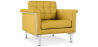 Buy Armchair Objective - Faux Leather Pastel yellow 13180 with a guarantee