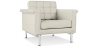 Buy Armchair Objective - Faux Leather Ivory 13180 - prices