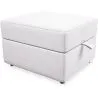 Buy Fabric puf with storage - Otto White 58769