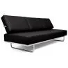 Buy Sofa Bed Kart5  (Convertible) - Faux Leather Black 14621