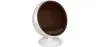 Design Ball Armchair - Upholstered in Fabric - Batton image 9