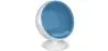 Design Ball Armchair - Upholstered in Fabric - Batton image 9