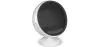 Design Ball Armchair - Upholstered in Fabric - Batton image 9