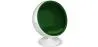 Design Ball Armchair - Upholstered in Fabric - Batton image 9