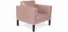 Buy Bina Design Living room Armchair  - Faux Leather Pastel pink 15440 - prices