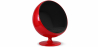 Buy Red Baller Chair  - Faux Leather Black 19541 - prices