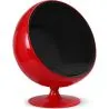 Buy Red Baller Chair  - Faux Leather Black 19541