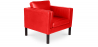 Buy Betzalel Design Living room Armchair  - Premium Leather Red 15441 with a guarantee