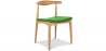 Buy Scandinavian design Elb Chair CW20 Boho Bali - Faux Leather Light green 16435 home delivery