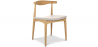 Buy Scandinavian design Elb Chair CW20 Boho Bali - Faux Leather Ivory 16435 - prices