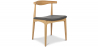 Buy Scandinavian design Elb Chair CW20 Boho Bali - Faux Leather Dark grey 16435 at Privatefloor