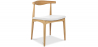 Buy Elb Scandinavian design Boho Bali Chair CW20 - Premium Leather White 16436 - prices